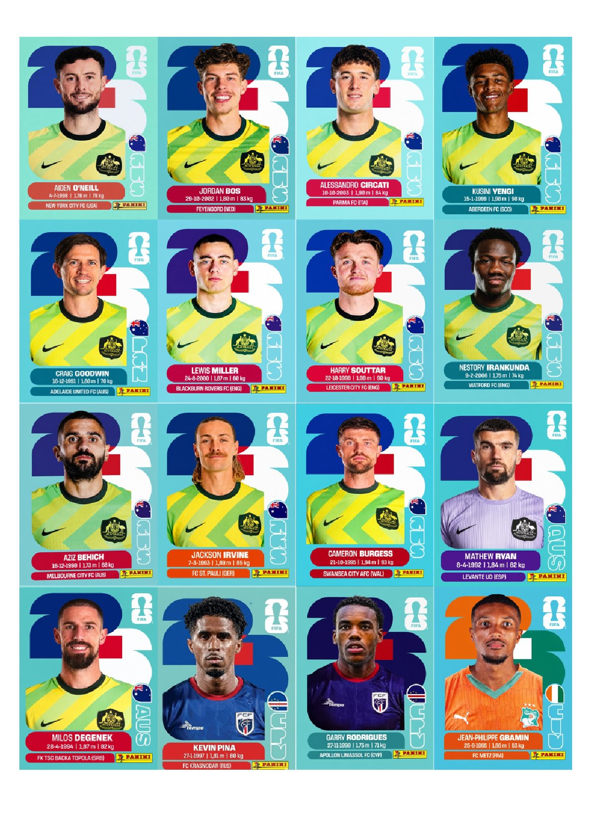 World Cup 2026 Digital Stickers Pack – 14 Countries PDF Bundle
