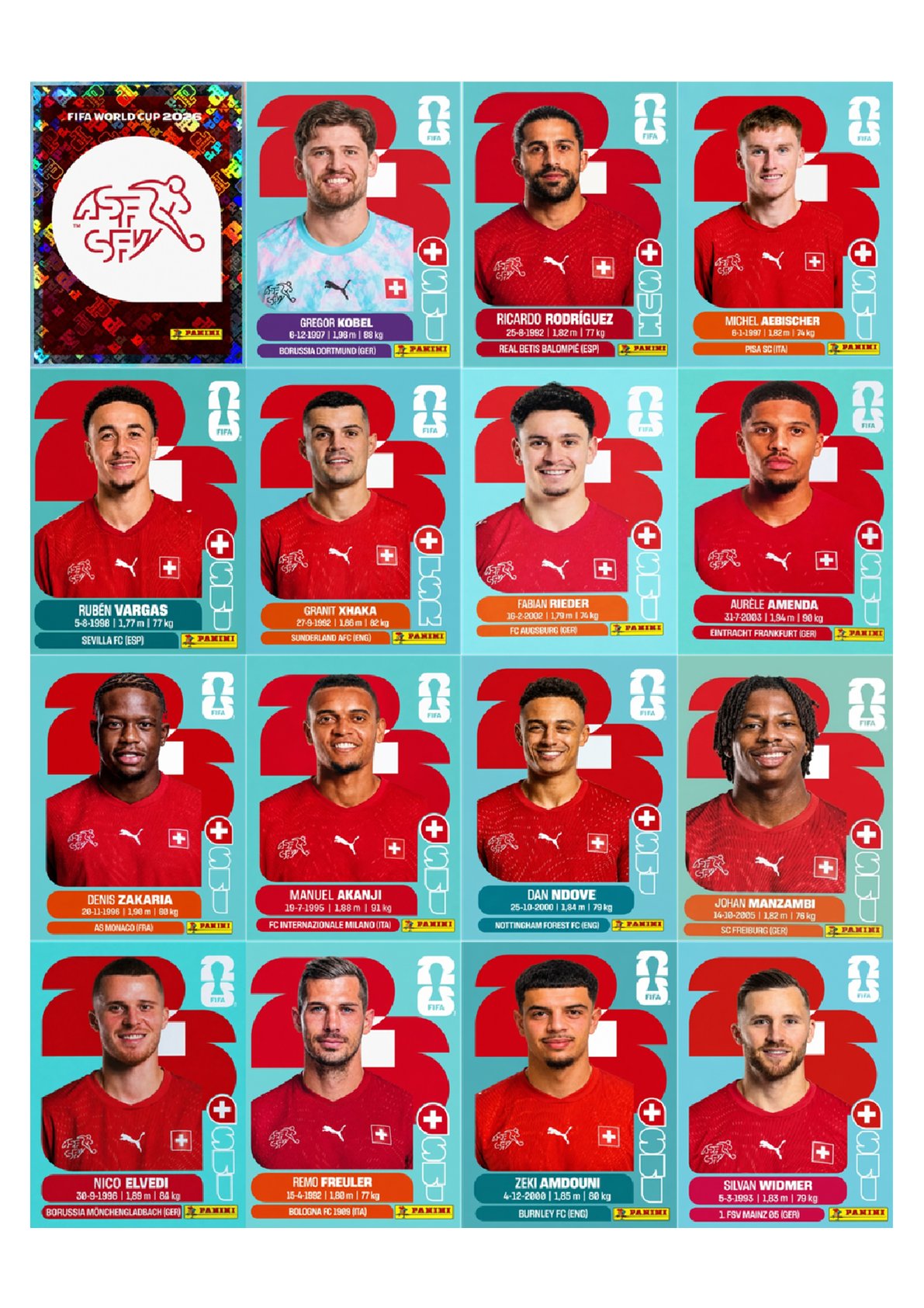 World Cup 2026 Soccer Stickers Bundle