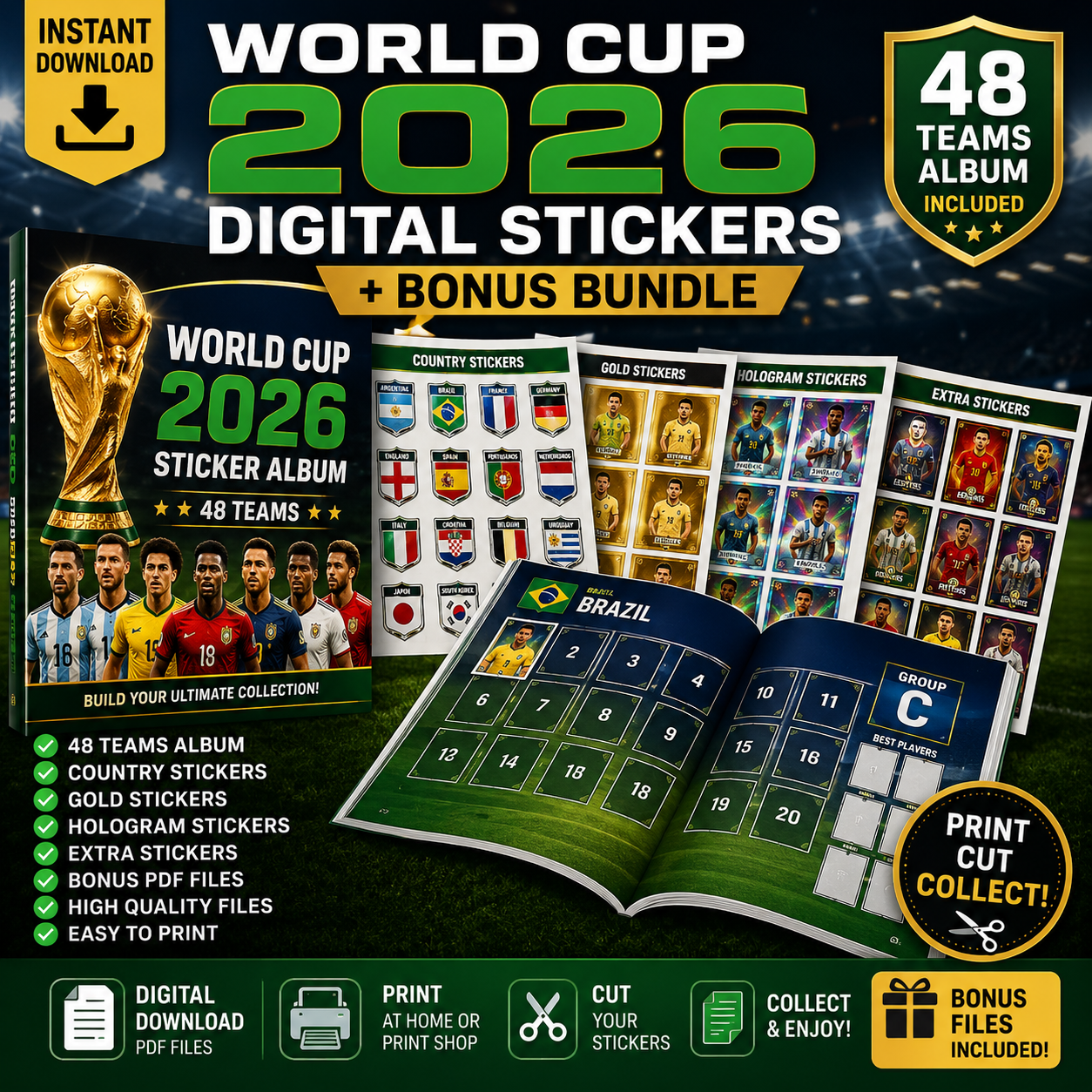 World Cup 2026 Digital Stickers